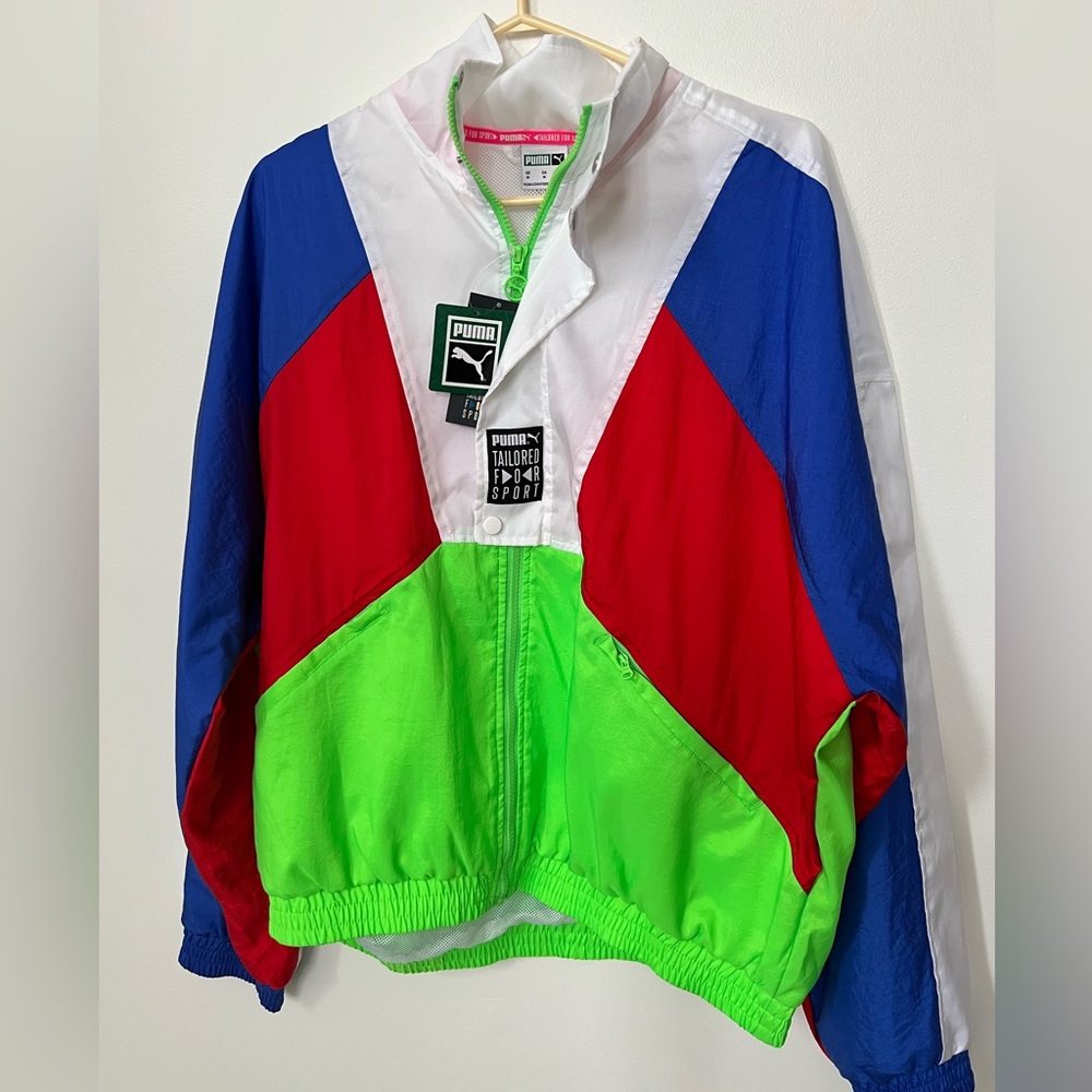 Puma Track Jacket Fluo Green